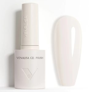 Venalisa-5113C-Milky-Cloud-ekrü-fehér-gél-lakk-10-ml-Lágy-törtfehér-árnyalat-természetes-és-elegáns-körmökhöz-HEMA- és-TPO-mentes-